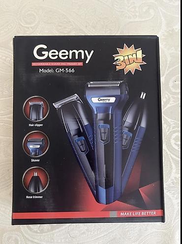 Elektronika: Geemy GM-566 – 3‑ü 1‑də şarj olunan təraş və trimmer dəsti — 2