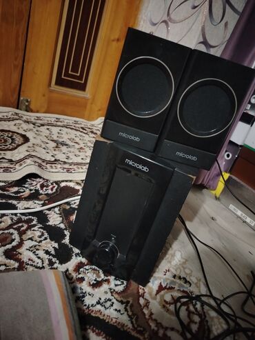 советские колонки: 📢 Продаю акустику Microlab M-310 (2.1) — не полностью рабочая 🎵