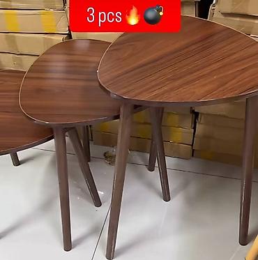 jysk cipelarnik: Set od 3 pomoćna/klub stolića – moderni nordijski dizajn - Pakovanje — 1