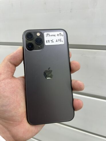 купит айфон 11 про: IPhone 11 Pro, Колдонулган, 256 ГБ, Space Gray, Каптама, 88 %