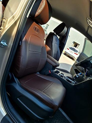 Чехлы и накидки на сиденья: Чехлы Экокожа, Kia — 4