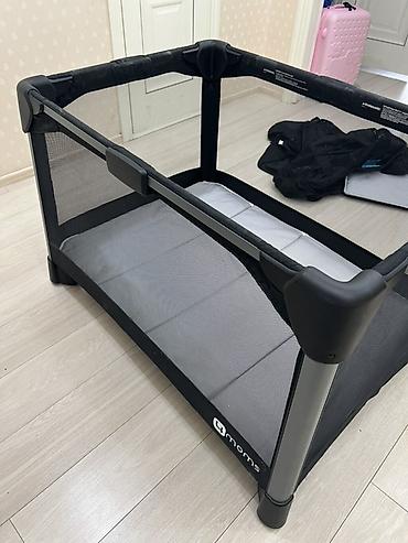 4 moms: Манеж-кровать 4moms Breeze - Универсальный манеж и спальное место для — 4