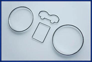 Auto delovi, gume i tjuning: Prstenovi za instrument tablu Golf 4, Pasat, Bora. Ukrasni prstenovi — 1