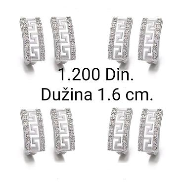 necklace: Posrebrene minđuše od hirurskog čelika sa žigom S925 – elegantan — 2