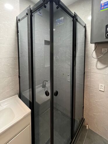 дверь для душ: Душевой уголок Стекло, Новый, Бесплатная установка