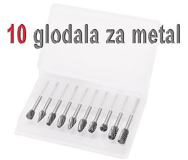 mlin za drvo: Nov komplet 10 glodala od Tungstena za metal, mogu da obrađuju liveno — 1
