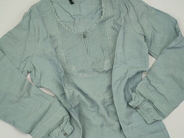 szara bluzki damskie: Blouse, M (EU 38), condition - Very good