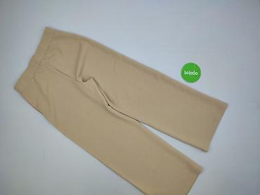 beige color: Spodnie materiałowe damskie, rozmiar S — 3