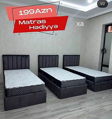 turhan matras: Tək nəfərlik çarpayı dəsti - Zərif minimal dizaynlı, yumşaq parça ilə — 1