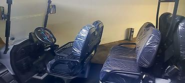 Microcar: Elektrikli 6 nəfərlik golf karı / resort daşıyıcı reng - Ağ, Qara — 10