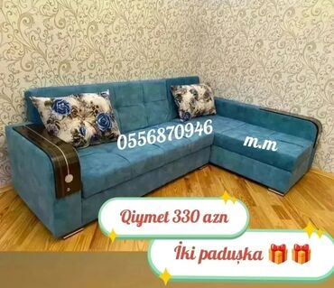 Mebel: Künc divan, Yeni, Açılan, Bazalı, Parça, Şəhərdaxili pulsuz çatdırılma