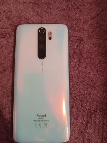 redmi a2 qiymeti: Xiaomi Redmi Note 8 Pro, 128 GB, rəng - Ağ, 
 Barmaq izi, Face ID