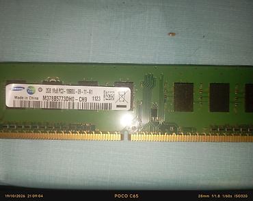 lenovo ideapad flex 5: Operativ yaddaş (RAM) Samsung, 2 GB, 1333 Mhz, DDR3, PC üçün, İşlənmiş — 1