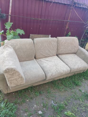 корпусная мебель диван: Түсү - Саргыч боз, Колдонулган