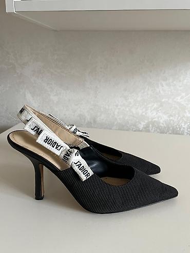 Tuflilər: Tuflilər, Dior, Ölçü: 37, rəng - Qara, İşlənmiş — 2