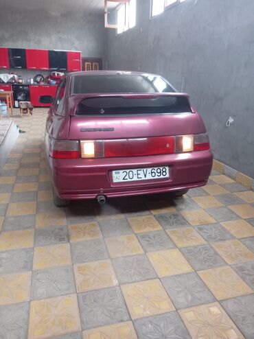 VAZ (LADA): LADA 2112 hatchback - Kuzov: 5 qapılı hatchback, bordovı rəng - Arxa — 4