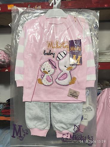 ev tipi cadir: Uşaq geyim dəstləri – 100% pambıq - Brendlər: Nilu Baby, Kids Land — 5