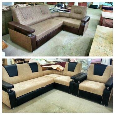 Sifarişlə divan dəstləri: Mebel istehsalı və üzlük dəyişmə xidməti Məhsullar: - Künc divanlar — 1
