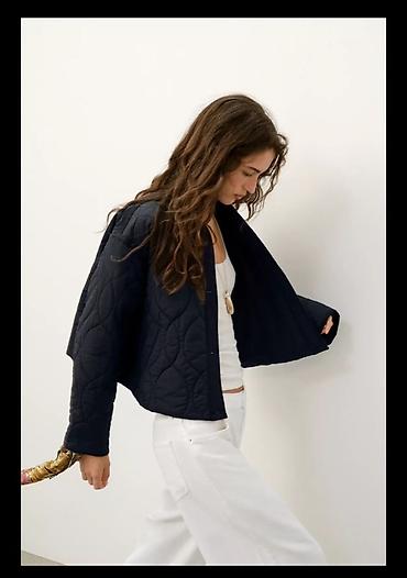 Üst geyimi: 🖤 ZARA qara quilted jaket — mövsümün hit modeli! Minimalist, amma çox — 6