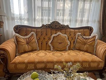 Ev üçün mebel: 880₼ divan desti Turkiyə istehsalıdır baha alınıb 1il işlənməyib təmiz — 3