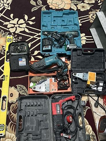 Наборы электроинструментов: Набор электроинструментов для дома и ремонта: Алам десениздер — 12