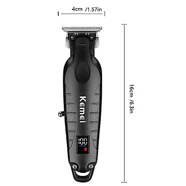 sac tokulməsi: Trimmer Kemei 2293 - 1 Sürətli / 6000RPM / 1200MAH - 180 Dəqiqə / TYPC — 4