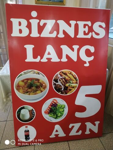 рекламные банеры in Азербайджан | РЕКЛАМА, ПЕЧАТЬ: Kafe Ücün Biznes Lanc Reklam