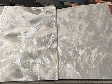 Dekorativ divar kağızları – gümüşü-metallic effektli - Kolleksiya