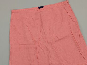 różowa spódnice w kratkę: Skirt, XL (EU 42), condition - Good