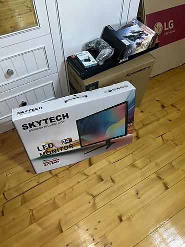 samsung a10 islənmis: Masaüstü kompüter komplekti Daxildir: - SkyTech 24" LED monitor — 2