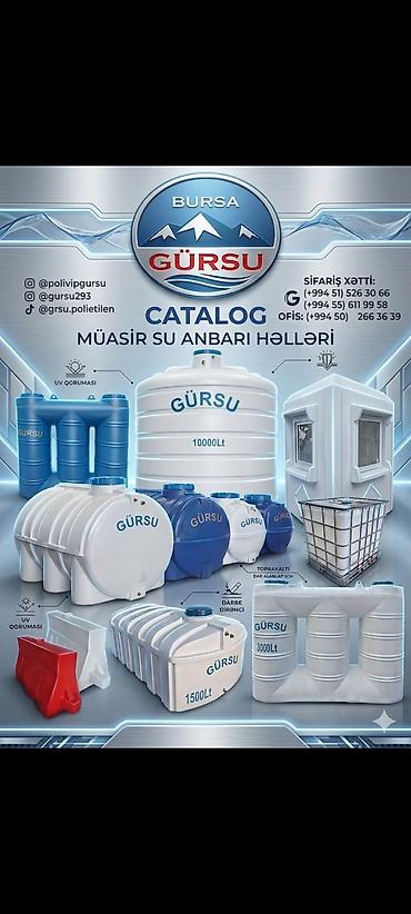 Baklar və çənlər: Bak, Plastik, 10000 l l, Yeni, Pulsuz çatdırılma — 19
