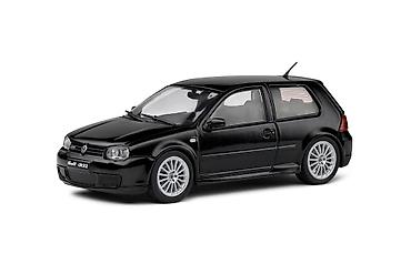 tonovi na bas gitari: ⚫ Volkswagen Golf IV R32 – 2003 – Black Magic – 1:43 – Solido — 1