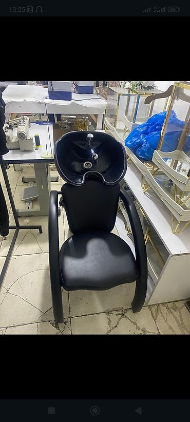 Salon, tibbi mebel: Sac yuma moykası – salonlar üçün rahat və funksional model. - Qara — 1