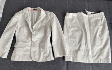 пиджаки женские бишкек: Костюм с юбкой, Модель юбки: Прямая, Мини, Пиджак, США, S (EU 36)