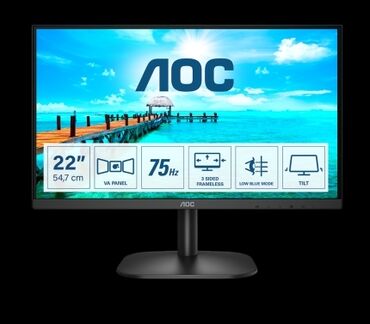 Мониторы: Монитор, AOC, Б/у, LED, 21" - 22"