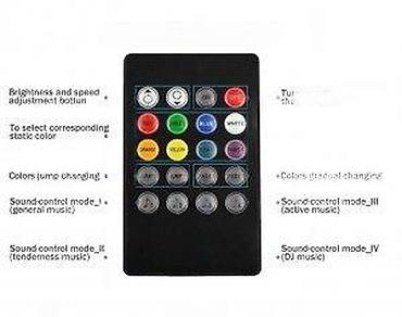 Ostali elektro materijali: RGB TOUCH LED KONTROLER RF 12-24V 18A Opis: Nov RF touch kontroler — 19