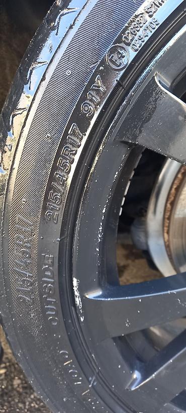 teker mersedes: İşlənmiş Disk təkər Toyota 215 / 45 / R 17, 5 Boltlu — 4