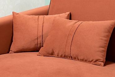 Угловые диваны: Диван прямой раскладной Ноэль, ТД 445 Терракотовый, Нижегородмебель и — 10