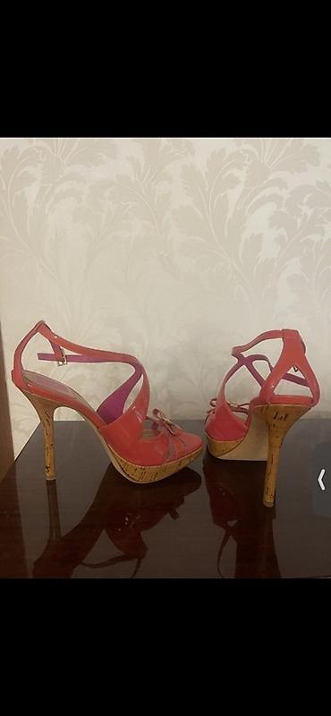 Basanoşka və səndəllər: Dior, Ölçü: 36, rəng - Çəhrayı, İşlənmiş — 4