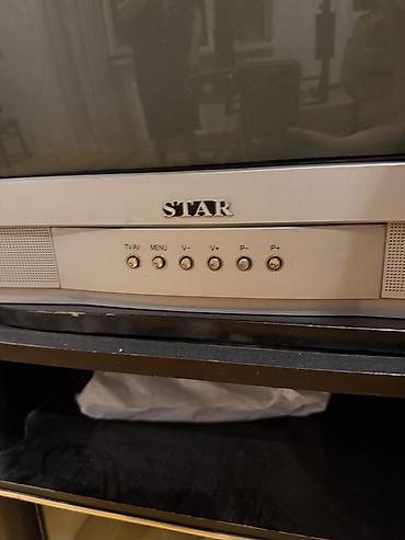 tankda bir tv almaq: STAR markalı CRT televizor + TV tumbi İşləyir problemi yoxdur real — 2