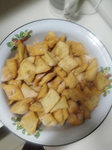 туш эт: Домашние хрустики/хворост кубиками - Свежая домашняя выпечка — 1