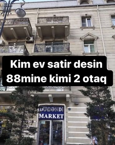 banka alıram: 2 otaqlı, 50 kv. m