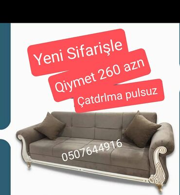 Divanlar: Künc divan, Yeni, Açılan, Bazalı, Parça, Şəhərdaxili pulsuz çatdırılma — 4