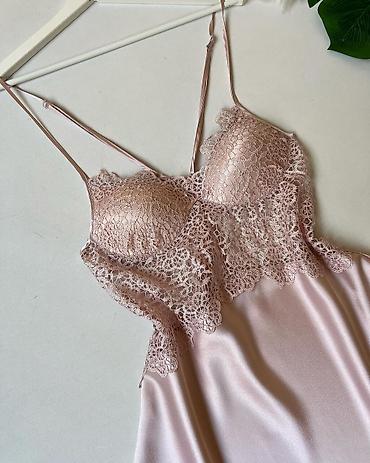 Пеньюары: Пеньюар, Шелк, Длинная модель, Турция — 6