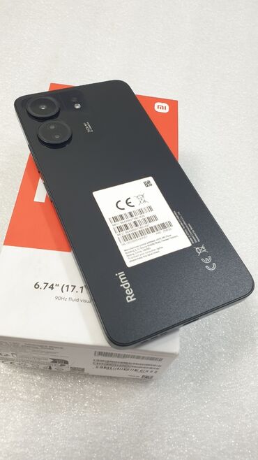 Poco: Redmi, Redmi 13C, Б/у, 256 ГБ, цвет - Черный, 2 SIM
