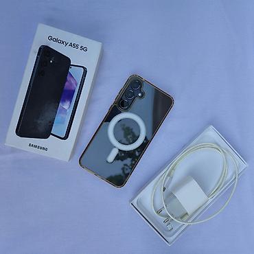 Elektronika: Samsung Galaxy A55 5G, 128 GB, rəng - Qara, İki sim kartlı — 1