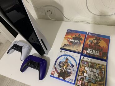 сони плейтейшен: Продаю PlayStation 5 +подписка и игры на диске 3 ревизия EU с