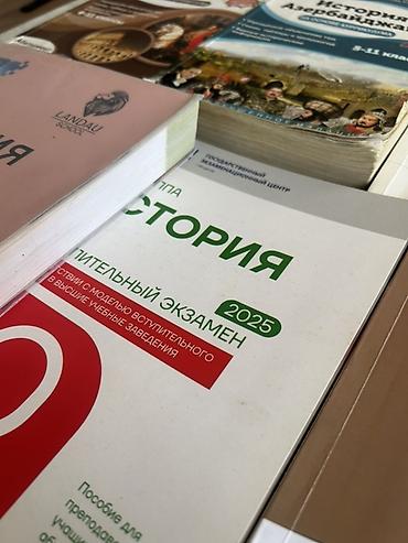 Testlər: Məhsul: Tarix üzrə rusdilli dərslik və test toplusu kitabları Tərkib — 3