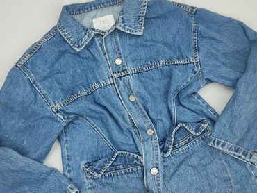 kurtki na wiosnę dla dzieci: Children's jeans jacket, 12 years, 146-152 cm, Zara, condition - Very good