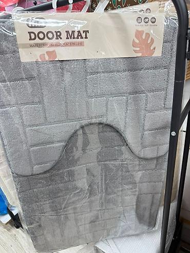 Коврик для двери (Door Mat), серый. - Материал: мягкий, приятный на